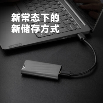 聯想（Lenovo） 移動固態硬盤（PSSD）Type-c 3.0接口移動硬盤小巧便攜高速傳輸PS6 2TB